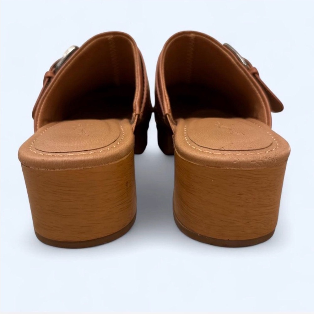 Universal Thread Brown Buckle Clogs - image 5